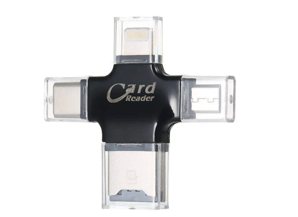 ZR670 Card Reader 4 İn 1 Otg - 1