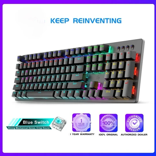 Gk100F Mechanical Gaming Klavye - 1