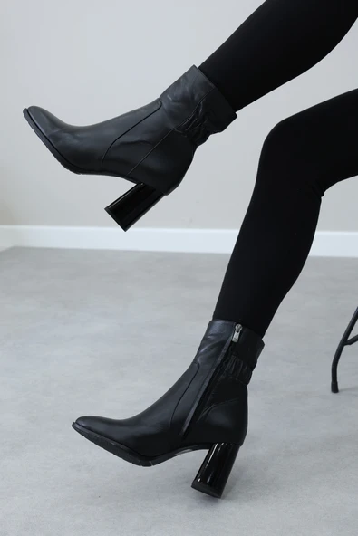 Hakiki Deri  Kadın Klasik Bot 264SZA687 ürün görseli