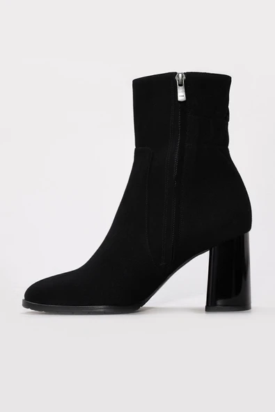 Hakiki Deri  Kadın Klasik Bot 264SZA687 - Resim 8