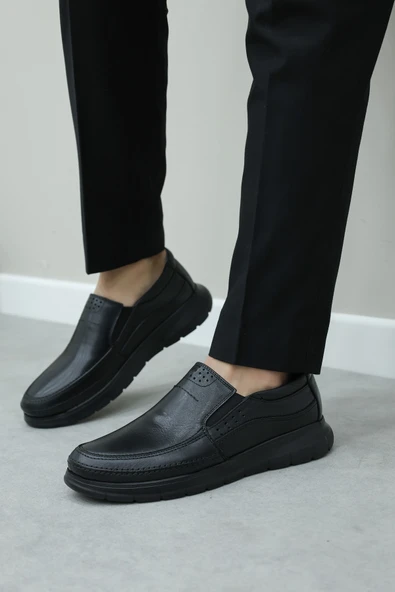 Hakiki Deri  Erkek Klasik Ayakkabı 951MA204EVA - Resim 11