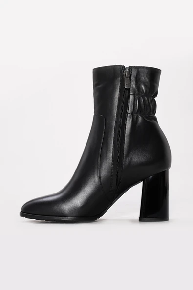 Hakiki Deri  Kadın Klasik Bot 264SZA687 - Resim 3