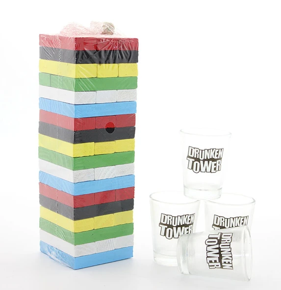 Jenga Shot Bardak Oyunu Model 1 ürün görseli