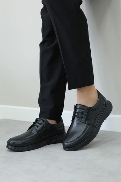 Hakiki Deri  Erkek Klasik Ayakkabı 951MA203EVA - Resim 11