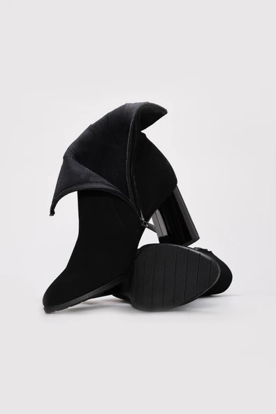 Hakiki Deri  Kadın Klasik Bot 264SZA687 - Resim 9