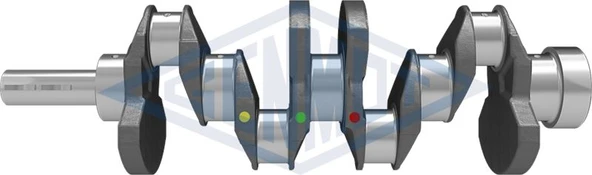 Hyundaı Ticarı Krank MILI H100 Minibus 97> L300 98> H100 Kamyonet 04> Starex Tci 03> K2500 Tci 04> (dovme Celik) - Genmot 1406-1 ürün görseli 1