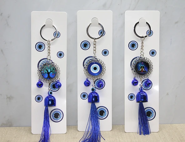 Metal Nazar Boncuğu Anahtarlık ürün görseli