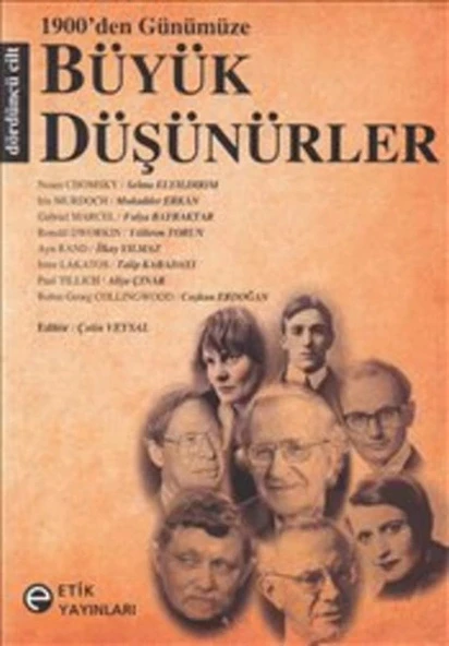 1900'den Günümüze Büyük Düşünürler (Dördüncü Cilt) ürün görseli