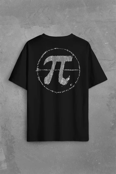Pi Sayısı Günü 3,14 3.14 Matematik Mathematica Sırt Ön Baskılı Oversize Tişört Unisex T-Shirt OVR12S1564 - Resim 2
