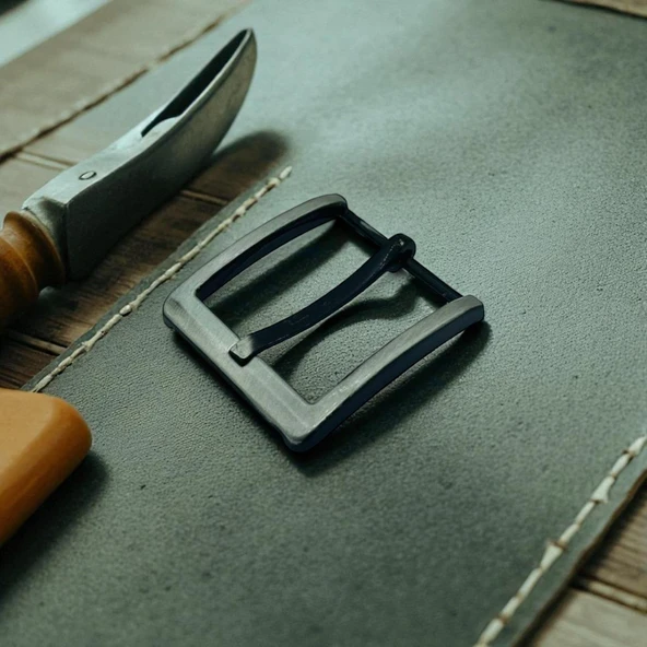 Kemer Tokası 3,8 cm Siyah Silme 1 Adet