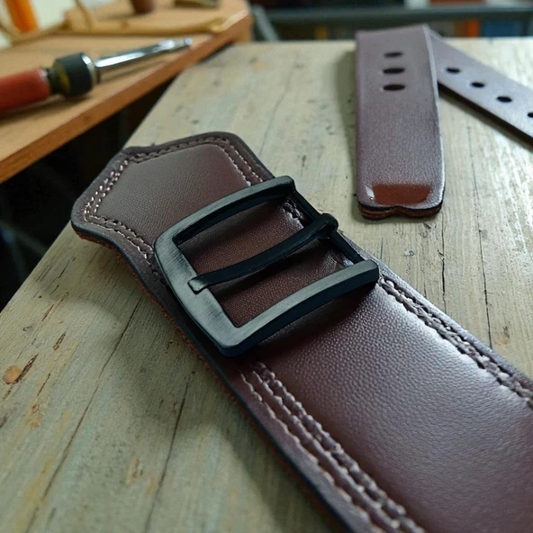 Kemer Tokası 3,8 cm Siyah Silme 1 Adet