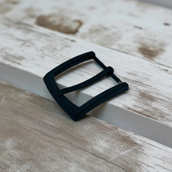 Kemer Tokası 3,8 cm Siyah Boyalı 1 Adet