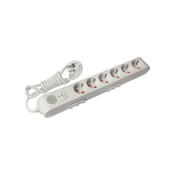 Viko Multi-Let Şok Akım Korumalı 1.5 Metre 6lı Priz 90117632 ürün görseli