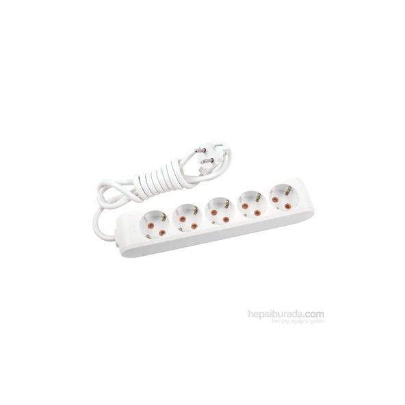 Viko Multi-Let Beşli Priz Topraklı Kablolu Çocuk Korumalı 2 Metre-Beyaz 90113502 ürün görseli