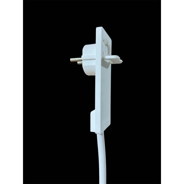 Viko Ultra İnce Fişli Uzatma Kablosu 5’li Anahtarlı (1.5 m) – Dar Alanlar İçin Pratik Çözüm - Resim 2