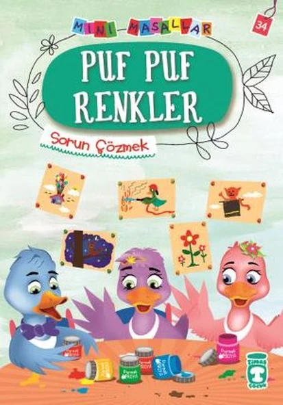 Puf Puf Renkler - Mini Masallar 4 (34) ürün görseli