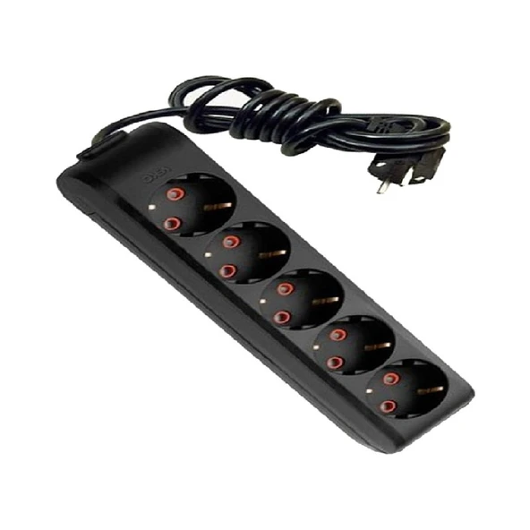 Viko Multi-Let 5li Siyah Çocuk Korumalı Grup Priz 3 mt 90133503 ürün görseli