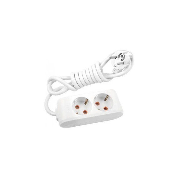 Viko Multi-Let 2'li Topraklı Çocuk Korumalı Grup Priz -1 Metre ürün görseli