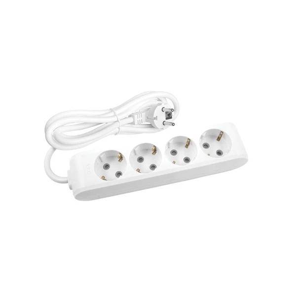 Viko ML-90113401 Multi-Let 4lü Priz Çocuk Korumalı Topraklı 1 Metre Kablolu Grup Priz - 1