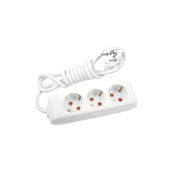 Viko Multi-Let Üçlü Priz Topraklı Çocuk Korumalı 3 m - 1