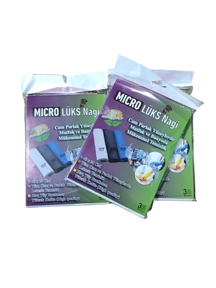 Micro Lüxs Nagi Bez 3 Lü 40*50 - Resim 2