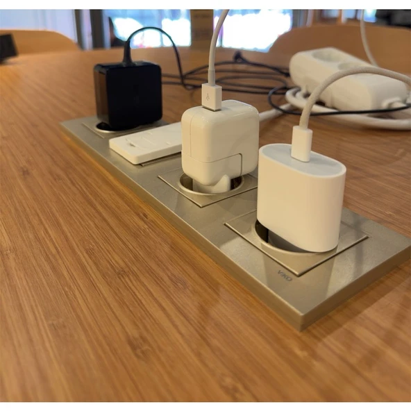 Viko : İnce Fişli Uzatma Kablosu 3,lü (1.5m) Dar Alanlar İçin Müke mmel Çözüm. - Resim 2