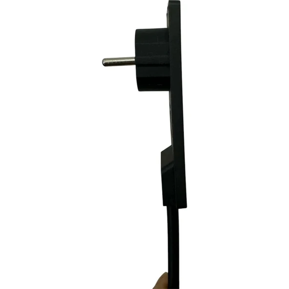 Viko Uzatma Kablosu Siyah 6’lı (1.5 m)Ultra İnce Fiş - Dar Alanlarda Maksimum Yer Tasarrufu Sağlar. - Resim 2