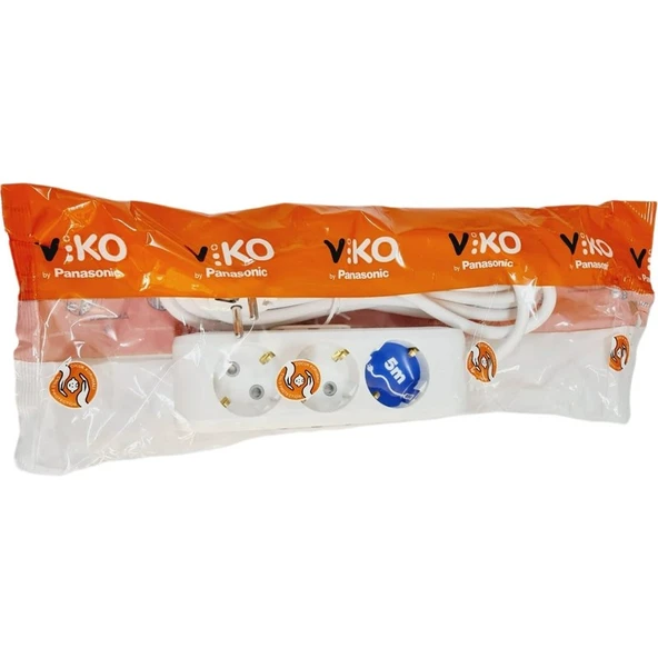 Viko Üçlü Topraklı 5 Metre 3' Lü Priz - Resim 5