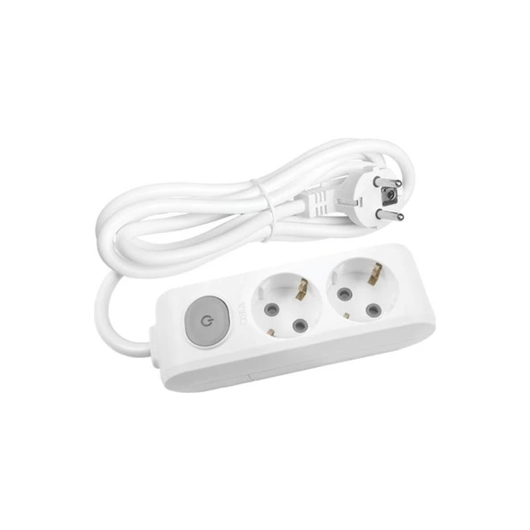 Viko Multi-Let Ikili Anahtarlı 3 Metre Grup Priz ürün görseli