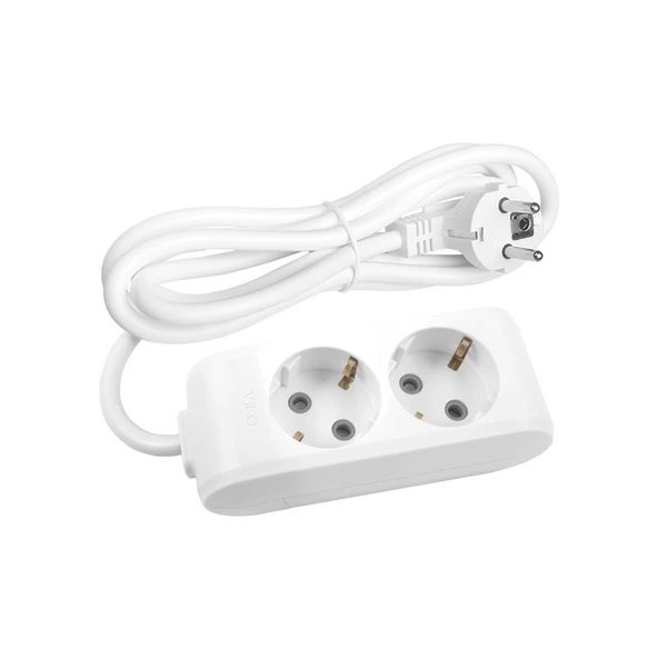 Viko ML-90113205 Multi-Let 2li Priz Çocuk Korumalı Topraklı 5 Metre Kablolu Grup Priz ürün görseli