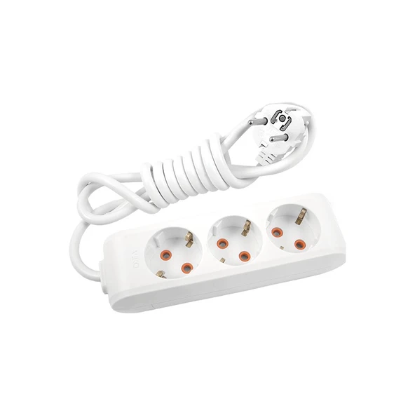 Viko Topraklı Grup Priz 3'Lü 3Mt Kablolu ürün görseli