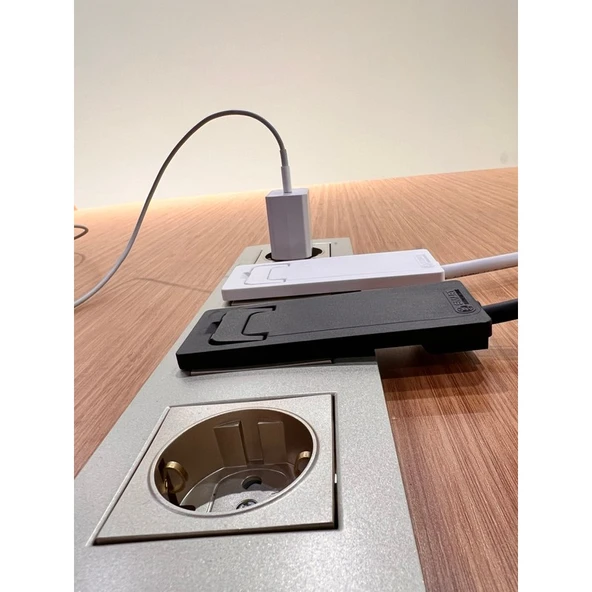 Viko : İnce Fişli Uzatma Kablosu 3,lü (1.5m) Dar Alanlar İçin Müke mmel Çözüm. - Resim 3