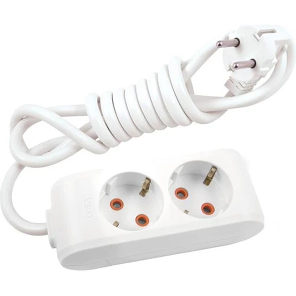 Viko Multi-Let 2li 5mt Priz Topraklı Kablolu (90113205) ürün görseli