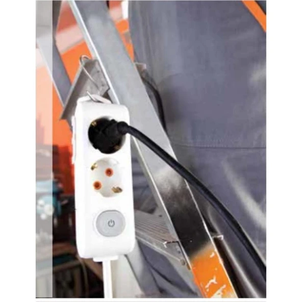 Viko Multi-Let 5'li Topraklı Çocuk Korumalı Grup Priz - 1 Metre - Resim 3