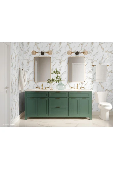 Adawall Beta 1109-1 Gri-bronz Damarlı Mermer Desenli Duvar Kağıdı 16,50m2 - 4
