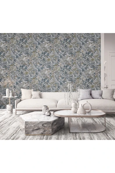 Adawall Roka 23101-5 Mermer Desenli Düz Sade Duvar Kağıdı - 3