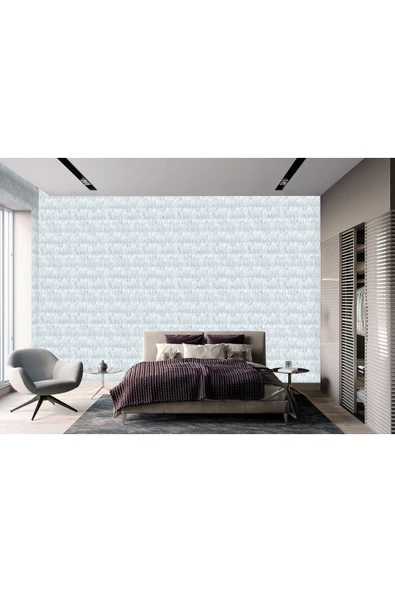 Adawall Tropicano Modern Kuş Tüyü Desenli Duvar Kağıdı 9913-1, Beyaz | Ce, Iso 9001, Iso 10002, Iso 14001 - 2