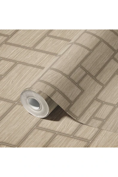 Adawall Roka 23108-2 Geometrik Modern Desenli Düz Sade Duvar Kağıdı - 3