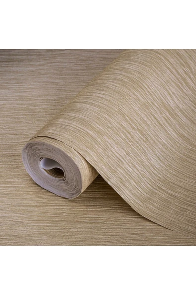 Adawall Textured Plain Wallpaper Duvar Kağıdı, Kahverengi, Koyu, Altın - Ephes 6801-6, 10,60 M² - Resim 3