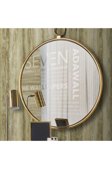 Adawall Mermer Desen Duvar kağıdı - Seven 7802-4, Kahverengi 16,5 m2 ürün görseli