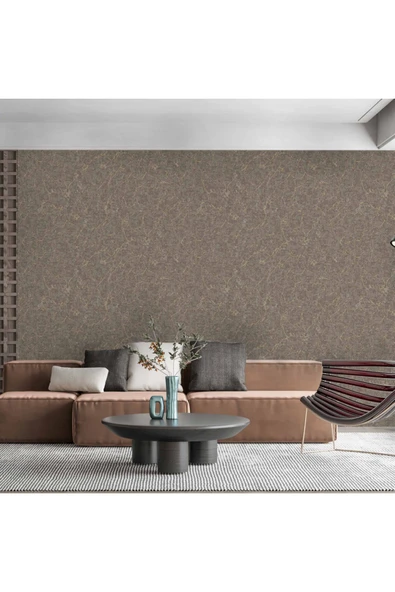 Adawall Dante Seri Düz Desenli Duvar Kağıtı 1406-4: Gri 2 - 5