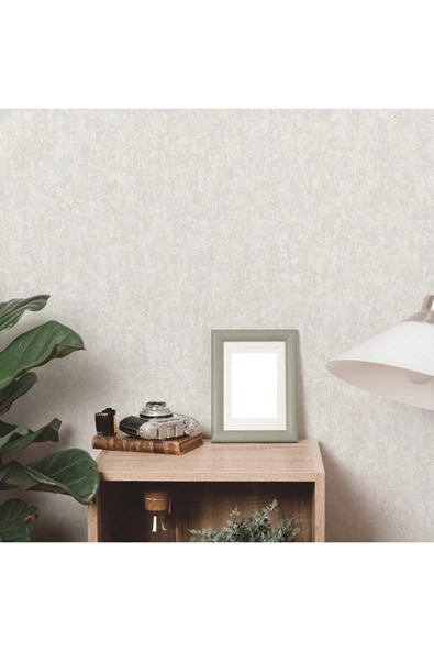 Adawall Octagon 1203-1 Düz Dokulu Duvar Kağıdı (beyaz) ürün görseli