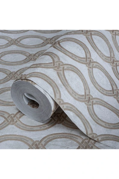 Adawall Duvar Kağıdı Gümüş Altın Figüratif Desen Seven 7808-1 (wallpaper) - Resim 5