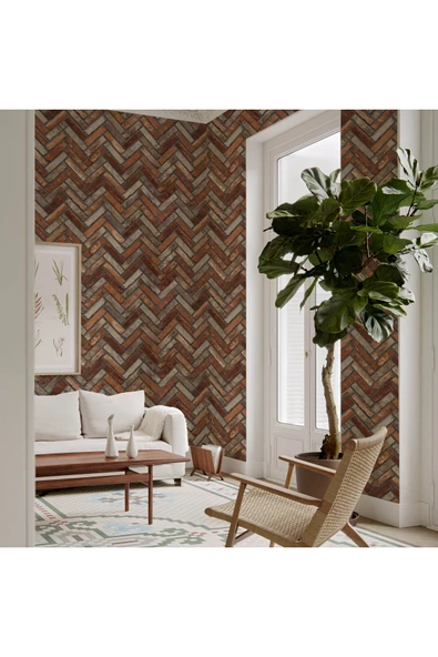 Adawall Roka 23105-4 Doğal Taş Desenli Düz Sade Duvar Kağıdı