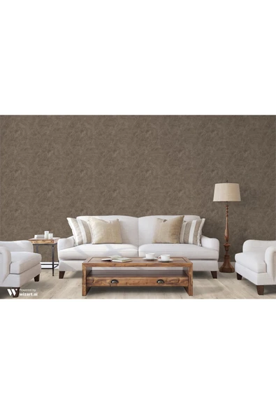 Adawall Alfa 3717-6 Alçı Sıva Efektli Kahverengi Duvar Kağıdı 10,60 M2 ürün görseli