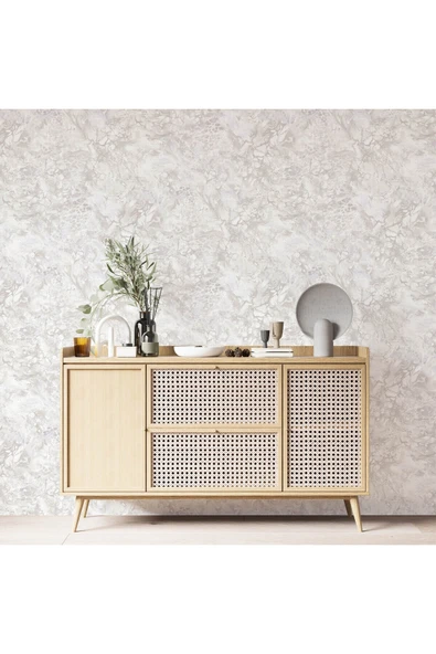 Adawall Roka 23101-6 Mermer Desenli Düz Sade Duvar Kağıdı - 2