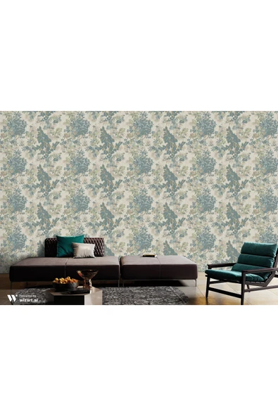 Adawall Tropicano 9907-3 Yaprak Desenli Yeşil Tonları Duvar Kağıdı 16,50m2 - 1