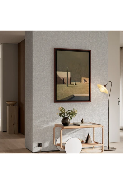 Adawall Roka 23109-1 Kendinden Desenli Kabartmalı Modern Düz Sade Duvar Kağıdı - 1
