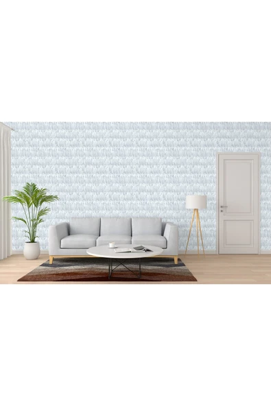 Adawall Tropicano Modern Kuş Tüyü Desenli Duvar Kağıdı 9913-1, Beyaz | Ce, Iso 9001, Iso 10002, Iso 14001 - 1