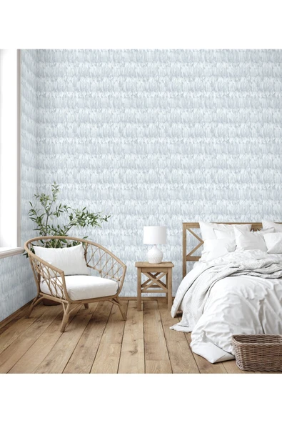 Adawall Tropicano Modern Kuş Tüyü Desenli Duvar Kağıdı 9913-1, Beyaz | Ce, Iso 9001, Iso 10002, Iso 14001 - 6